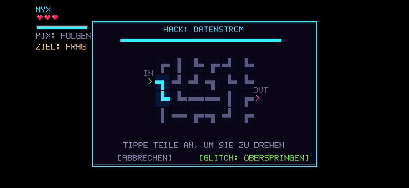Hacking-Rätsel Datenstrom