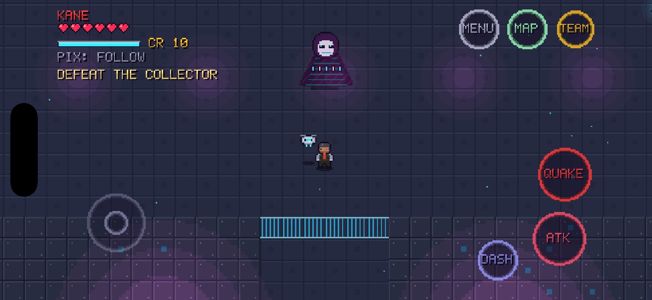 Kane fights the Collector in the palace of the Depths
